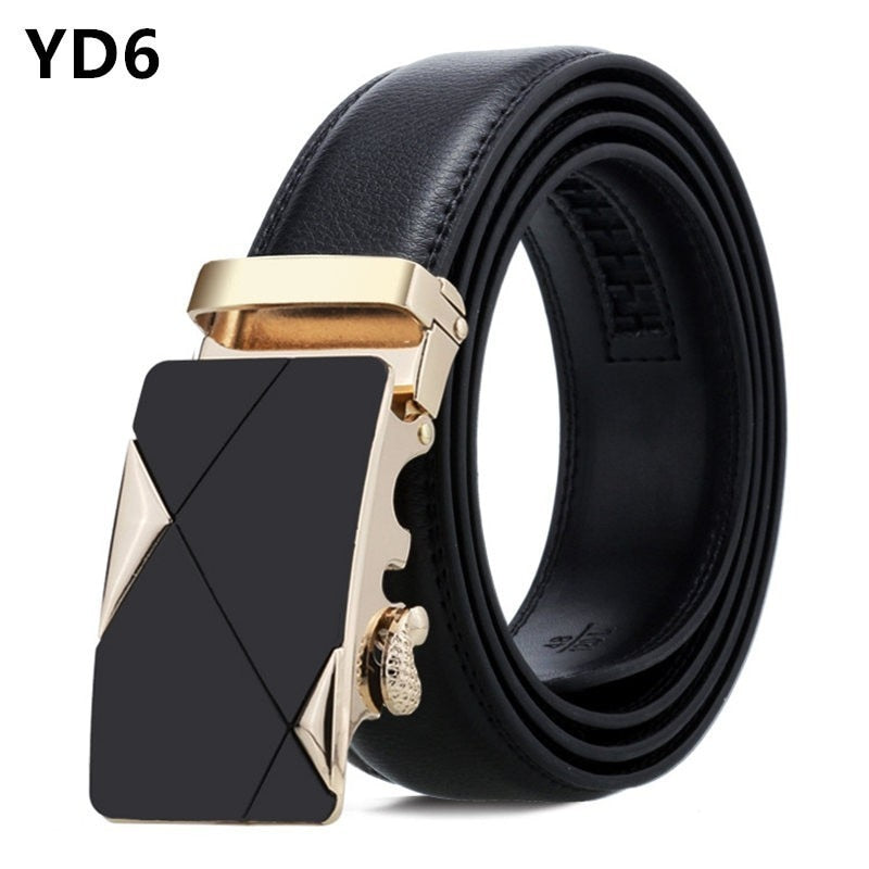 Male automatic buckle belts for men authentic girdle trend men's belts ceinture Fashion designer women jean belt Long 110-150