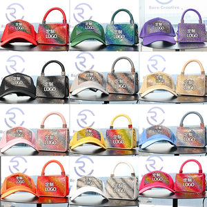C Stelly's Place 2022 2 Piece Sets Luxury Handbags matching caps for Women