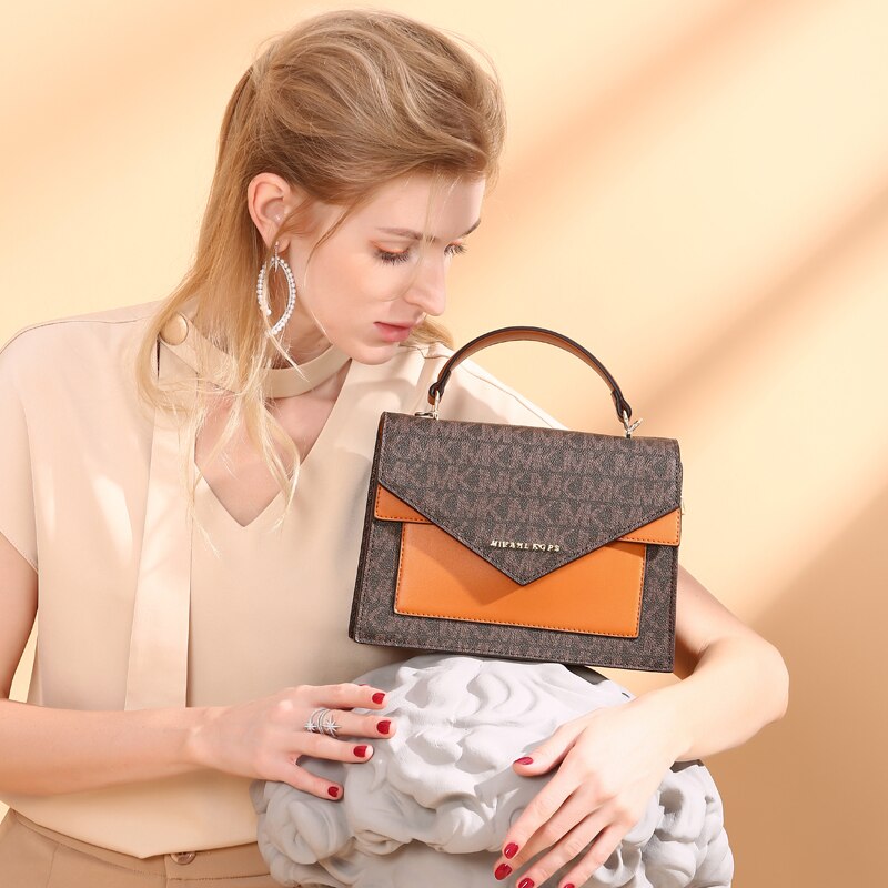 SP Women Bag Trend Shoulder Bags Leather Famous Brand Luxury MK Ladies Purse Handbags