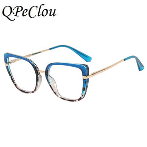 2022 New Spring Fashion Sexy Leopard Frame Anti-blue Glasses Women Vintage Optical Computer Eyeglasses Female Spectacles Oculos